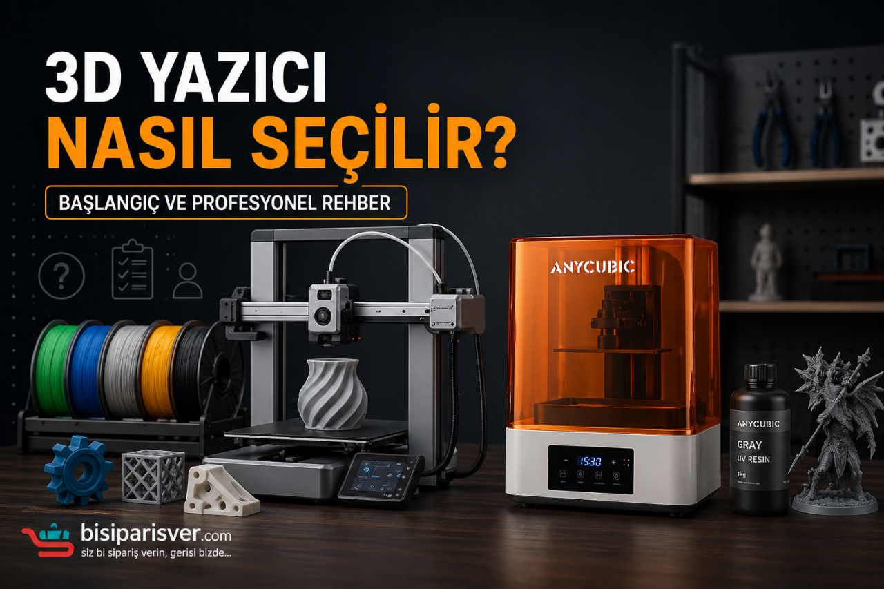 3D Yazıcı Nasıl Seçilir? Başlangıç ve Profesyonel Rehber