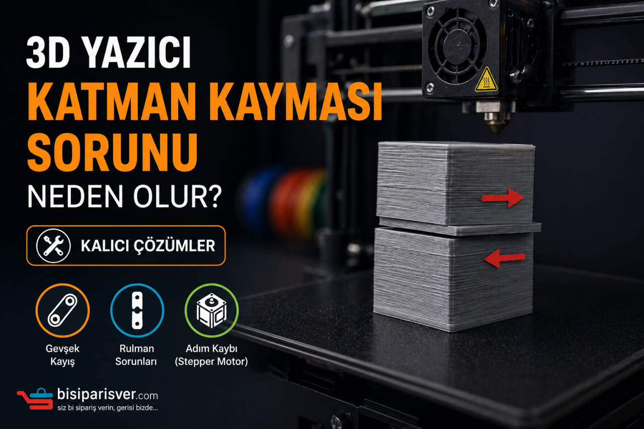 3D Yazıcı Katman Kayması Sorunu Neden Olur? Kalıcı Çözümler