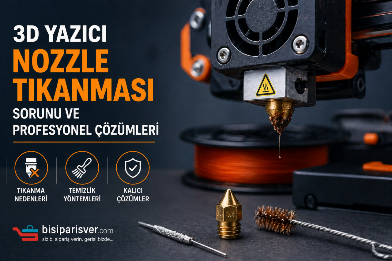 3D Yazıcı Nozzle Tıkanması Sorunu ve Profesyonel Çözümleri