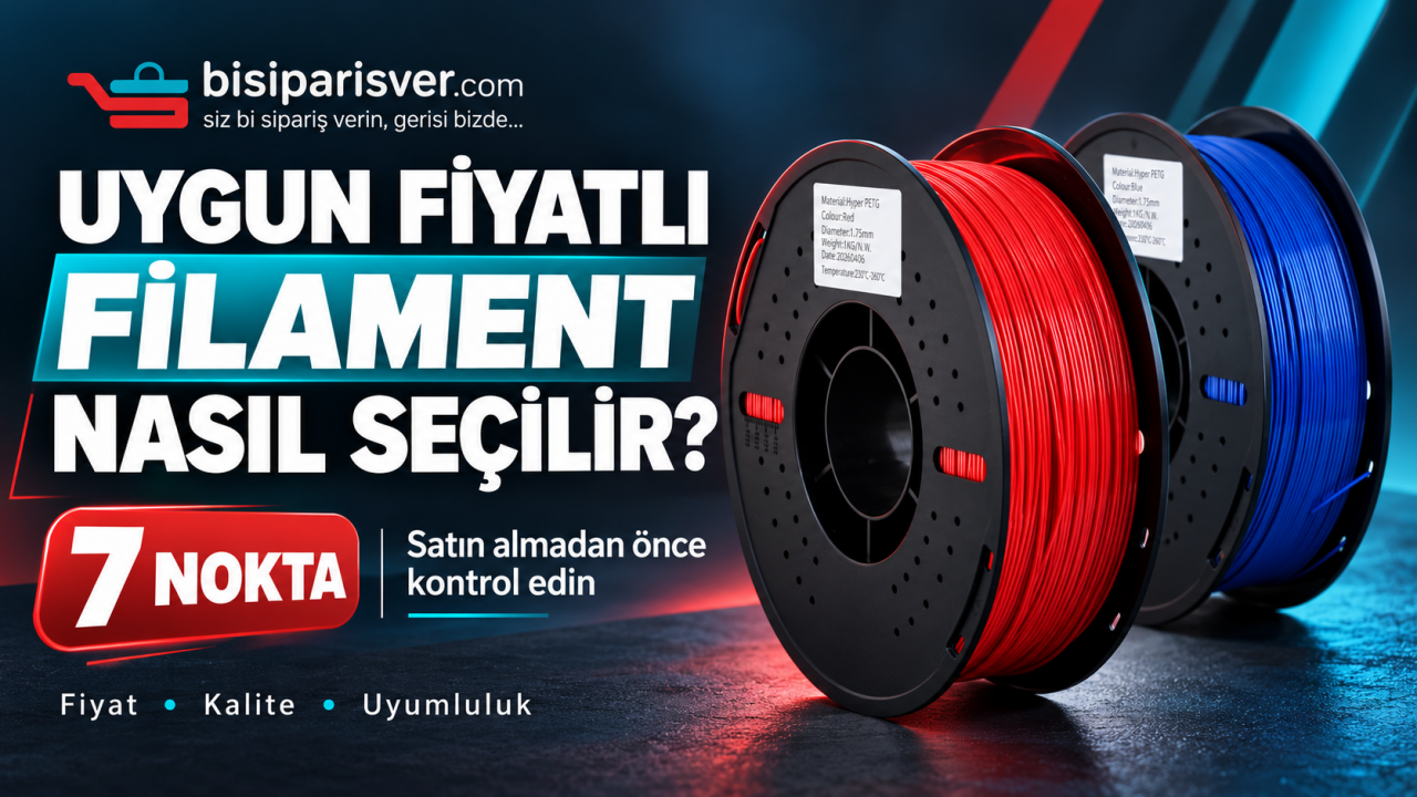 Uygun Fiyatlı Filament Nasıl Seçilir? Satın Almadan Önce Kontrol Edilecek 7 Nokta