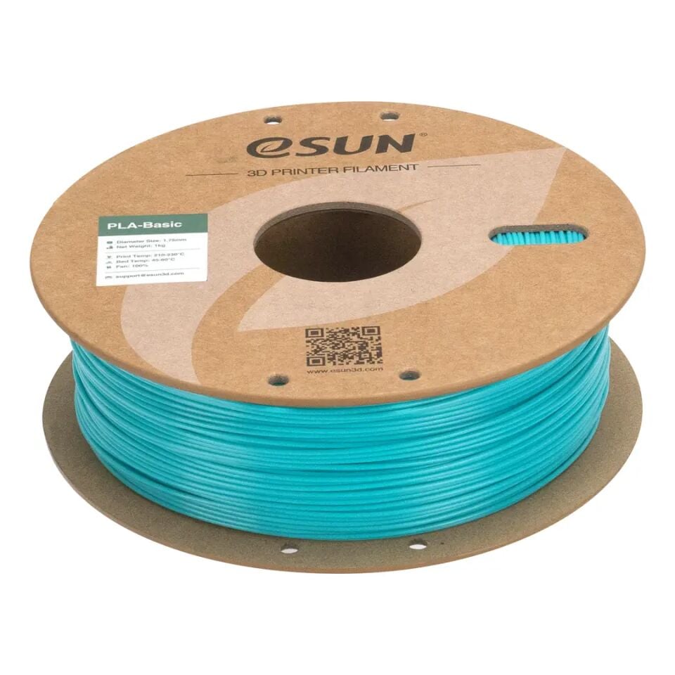 eSUN PLA Basic Su Yeşili (Aqua) Filament 1,75mm 1kg - bisiparisver