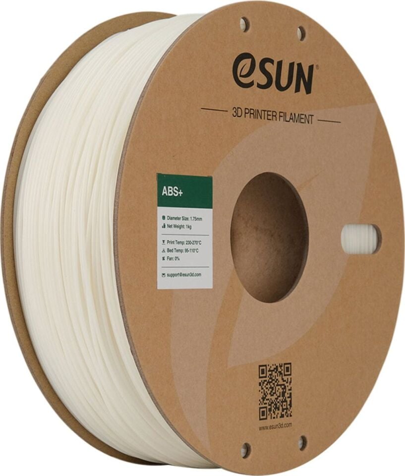 eSUN ABS+ Beyaz Filament 1,75mm 1kg - bisiparisver