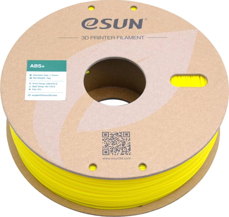 eSUN ABS+ Sarı Filament 1,75mm 1kg - bisiparisver