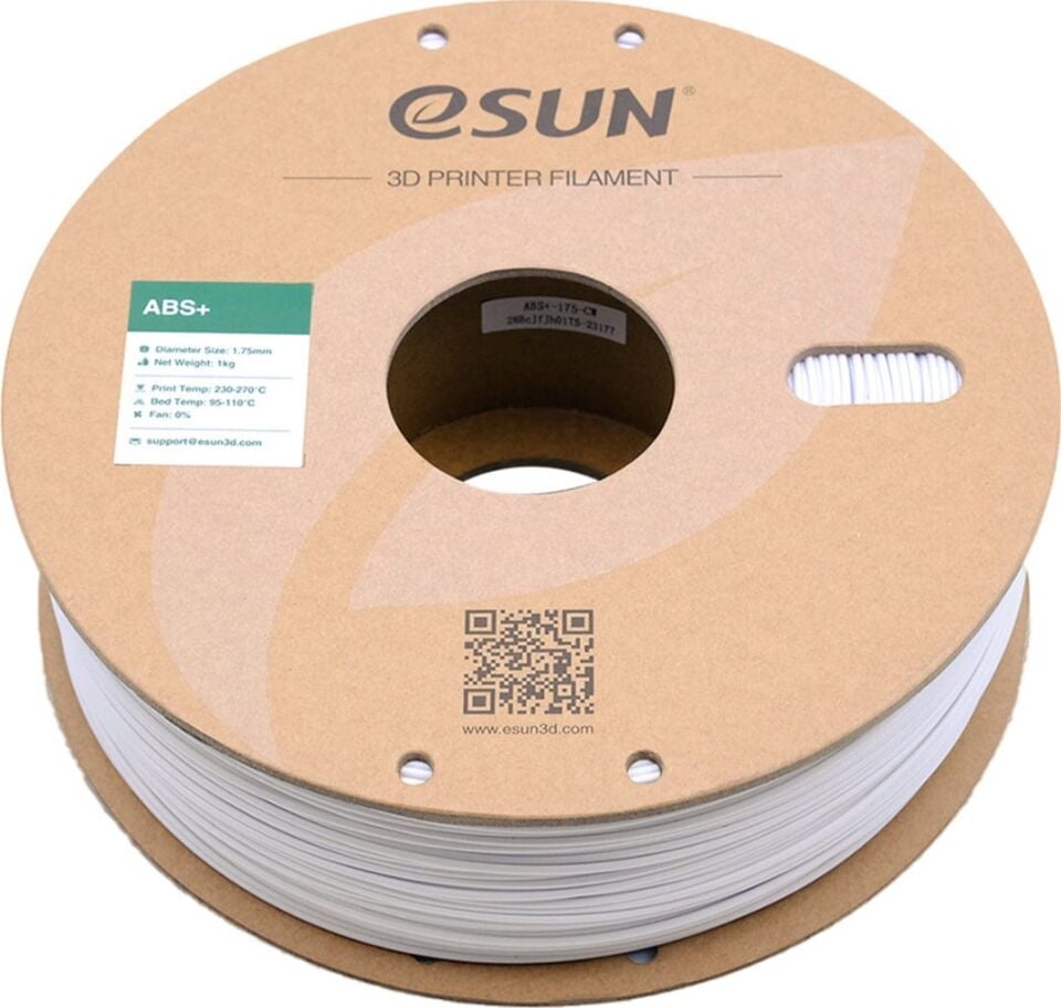 eSUN ABS+ Soğuk Beyaz Filament 1,75mm 1kg - bisiparisver