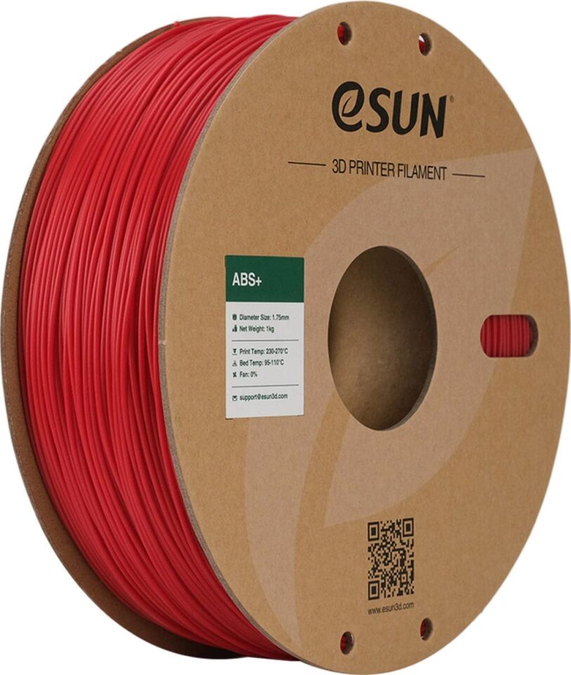 eSUN ABS+ Ateş Kırmızısı Filament 1,75mm 1kg - bisiparisver