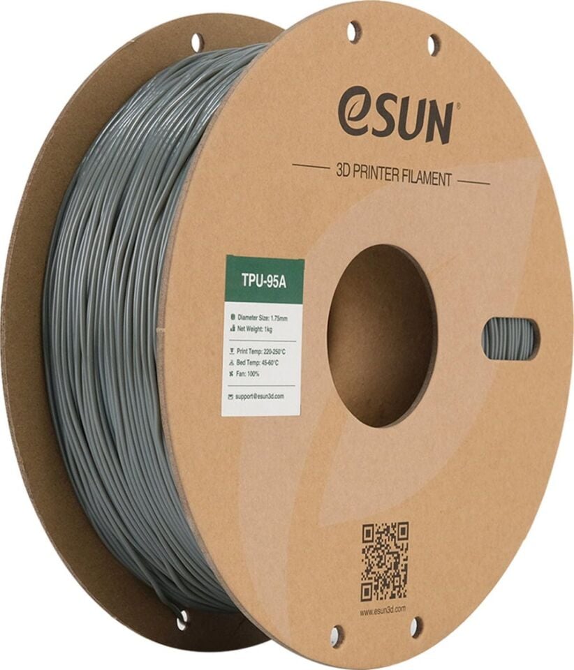 eSUN TPU-95A Gri Filament 1,75mm 1kg - bisiparisver