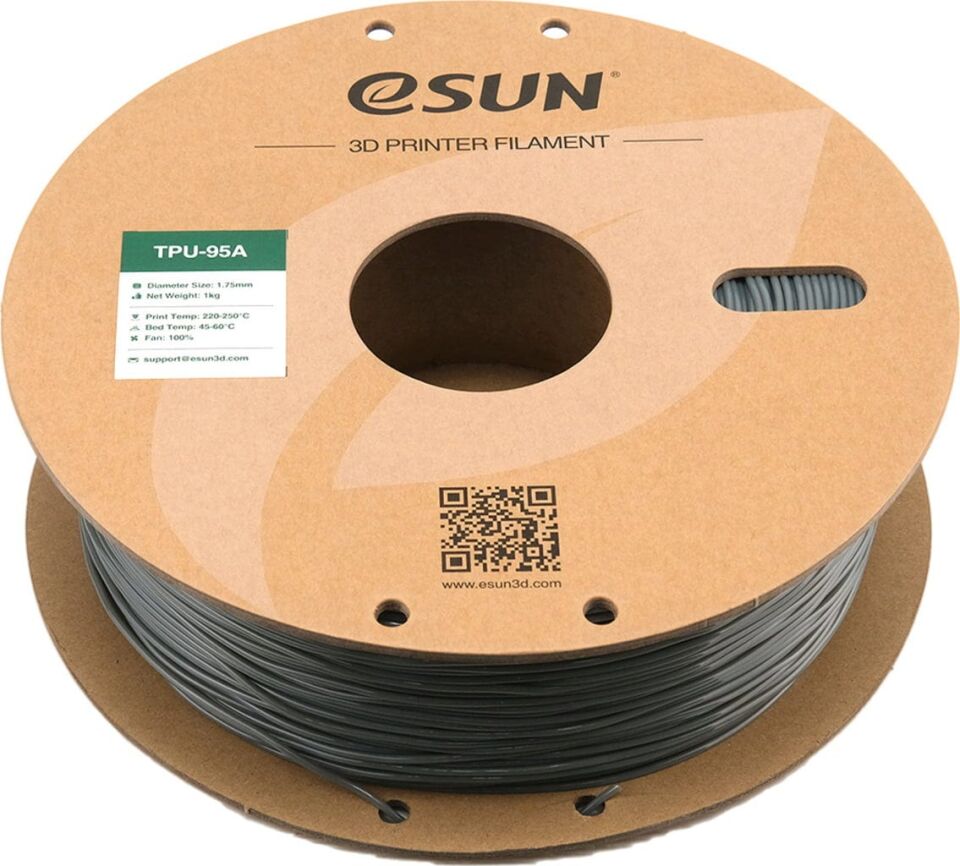 eSUN TPU-95A Gri Filament 1,75mm 1kg - bisiparisver