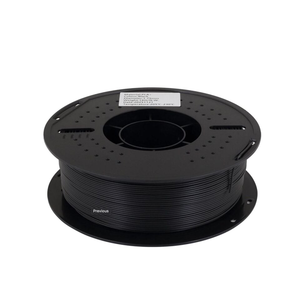 FİLAMİX PLA+ Siyah Filament 1,75mm 1kg - bisiparisver