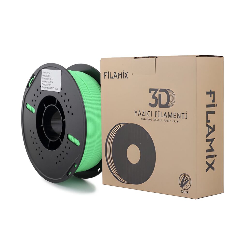 FİLAMİX PLA+ Yeşil Filament 1,75mm 1kg - bisiparisver