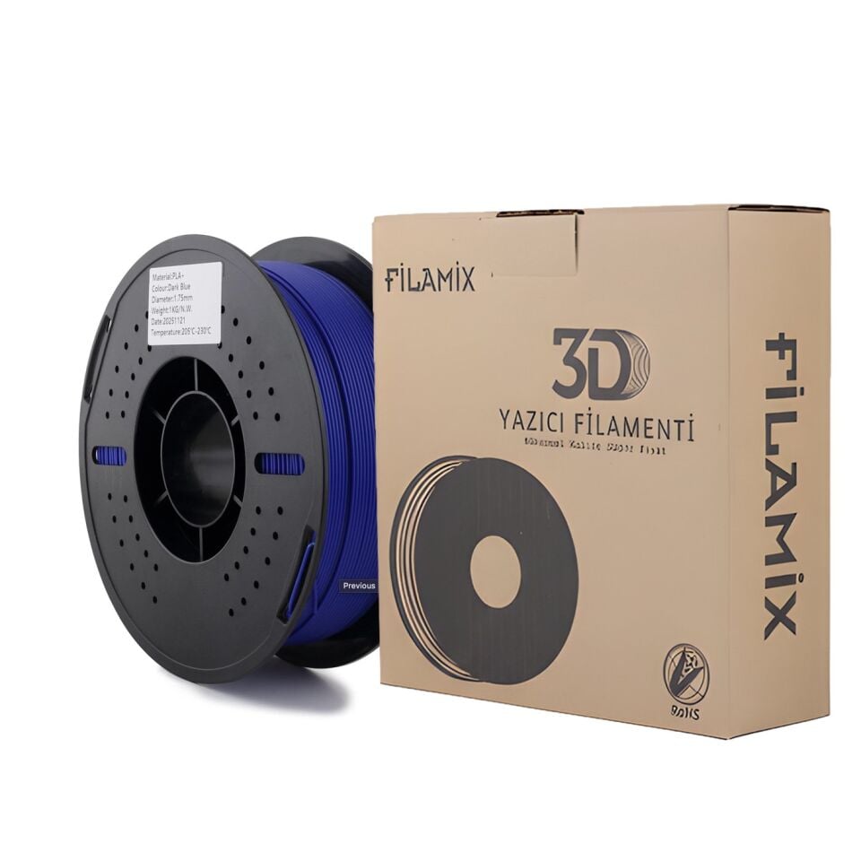 FİLAMİX PLA+ Koyu Mavi Filament 1,75mm 1kg - bisiparisver