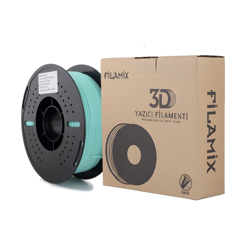 FİLAMİX PLA+ Koyu Nane Yeşili Filament 1,75mm 1kg - bisiparisver