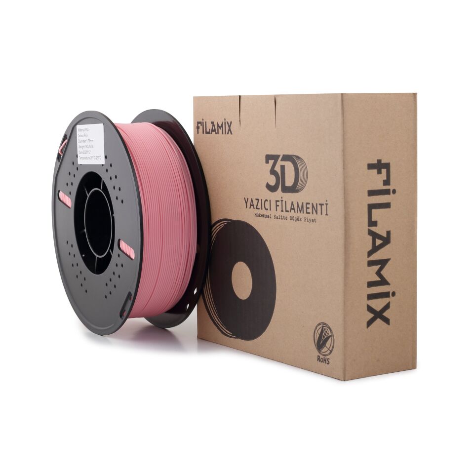 FİLAMİX PLA+ Pembe Filament 1,75mm 1kg - bisiparisver