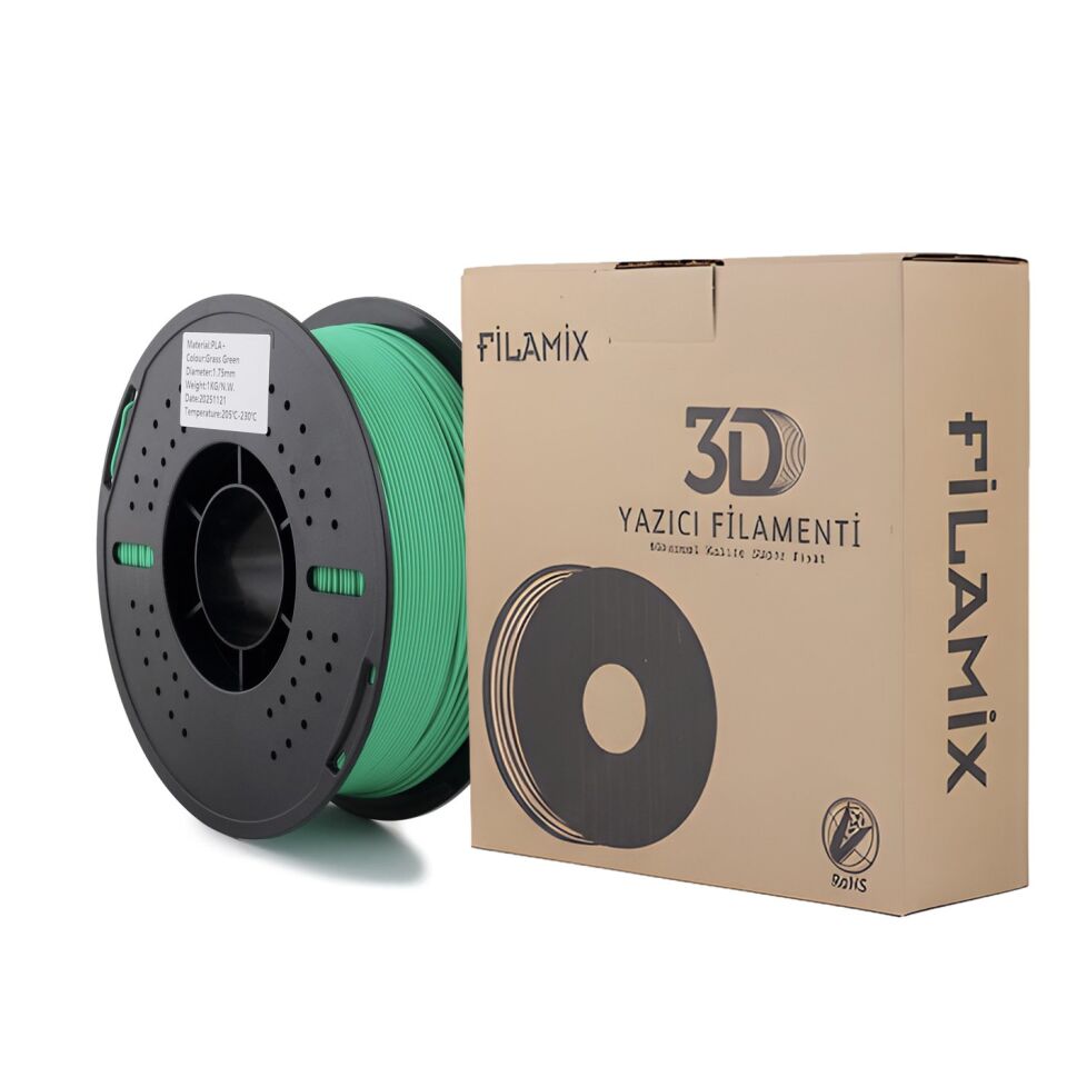 FİLAMİX PLA+ Çimen Yeşili Filament 1,75mm 1kg - bisiparisver