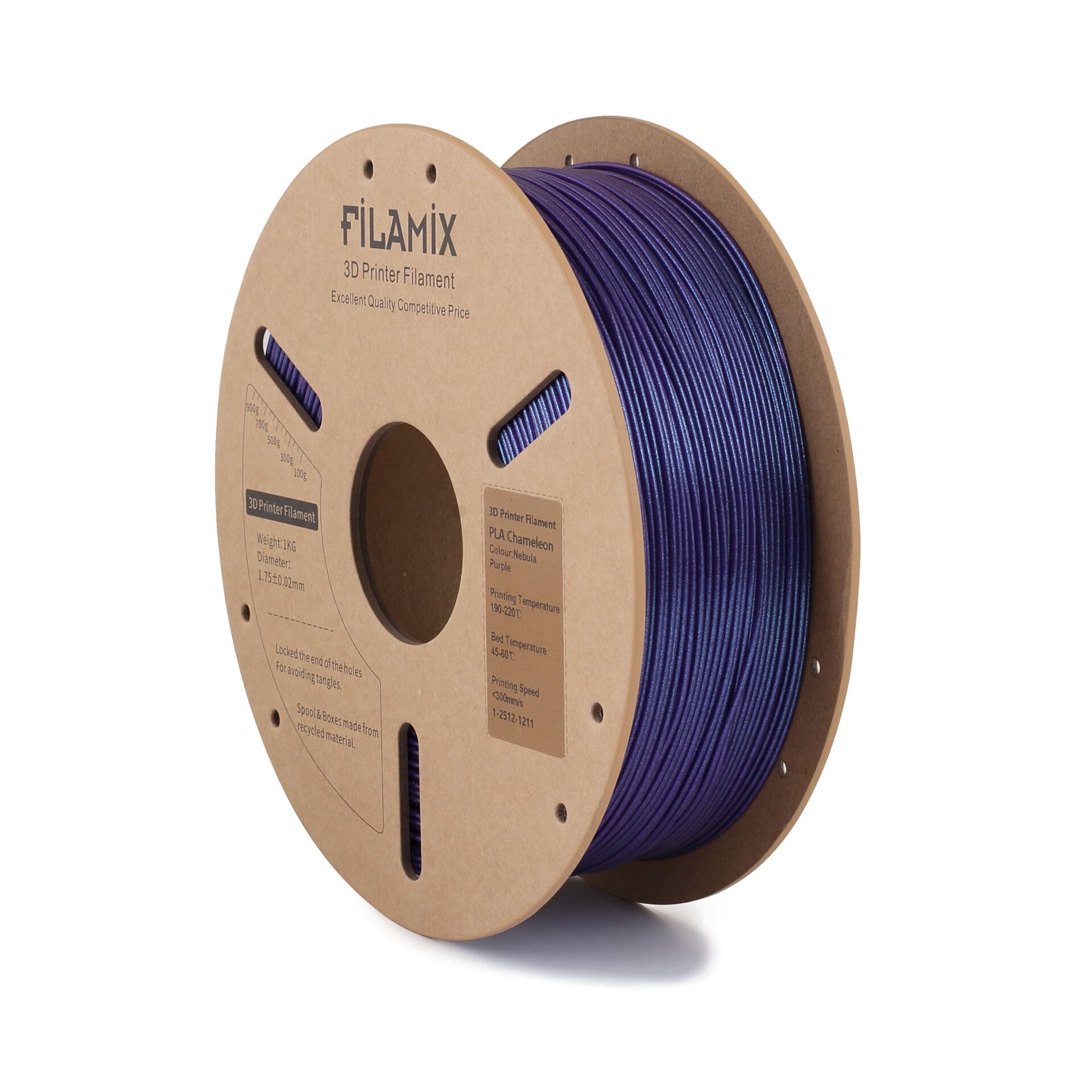 FİLAMİX PLA Chameleon Nebula Purple Filament 1,75mm 1kg - bisiparisver