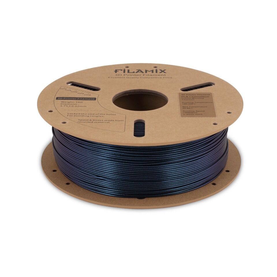 FİLAMİX PLA Chameleon Burning Titanium Filament 1,75mm 1kg - bisiparisver