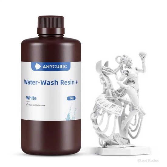 Beyaz Anycubic Water-Wash (Suyla Yıkanabilen) Reçine
