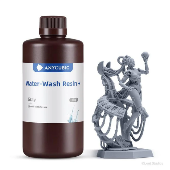 Gri Anycubic Water-Wash (Suyla Yıkanabilen) Reçine