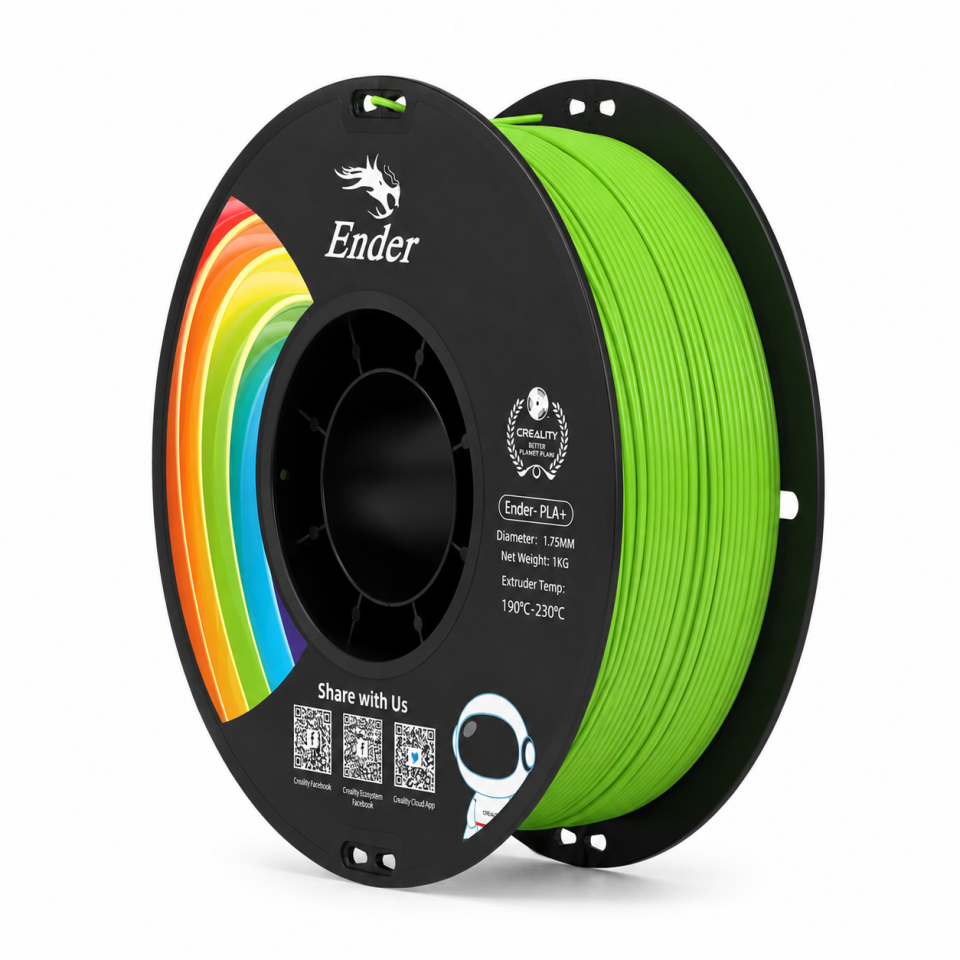 Creality Ender PLA+ Elma Yeşili Filament 1,75mm 1kg - bisiparisver