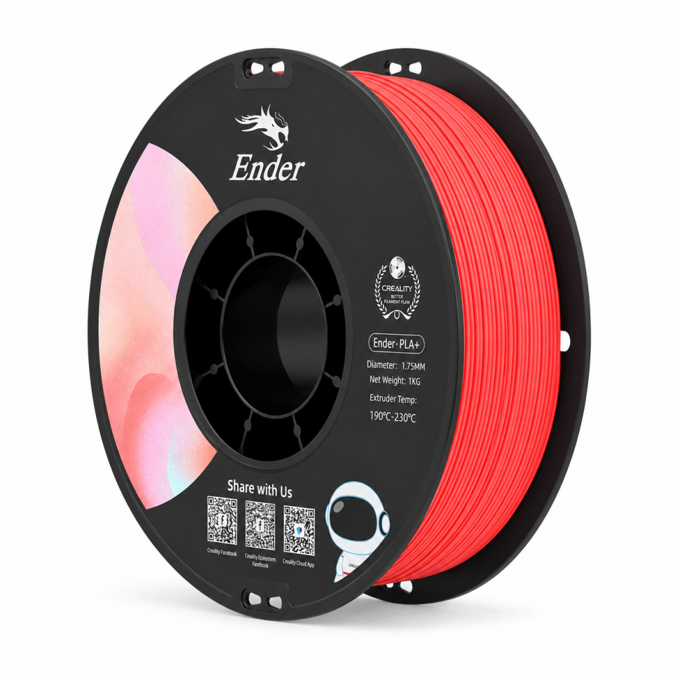 Creality Ender PLA+ Kırmızı Filament 1,75mm 1kg - bisiparisver