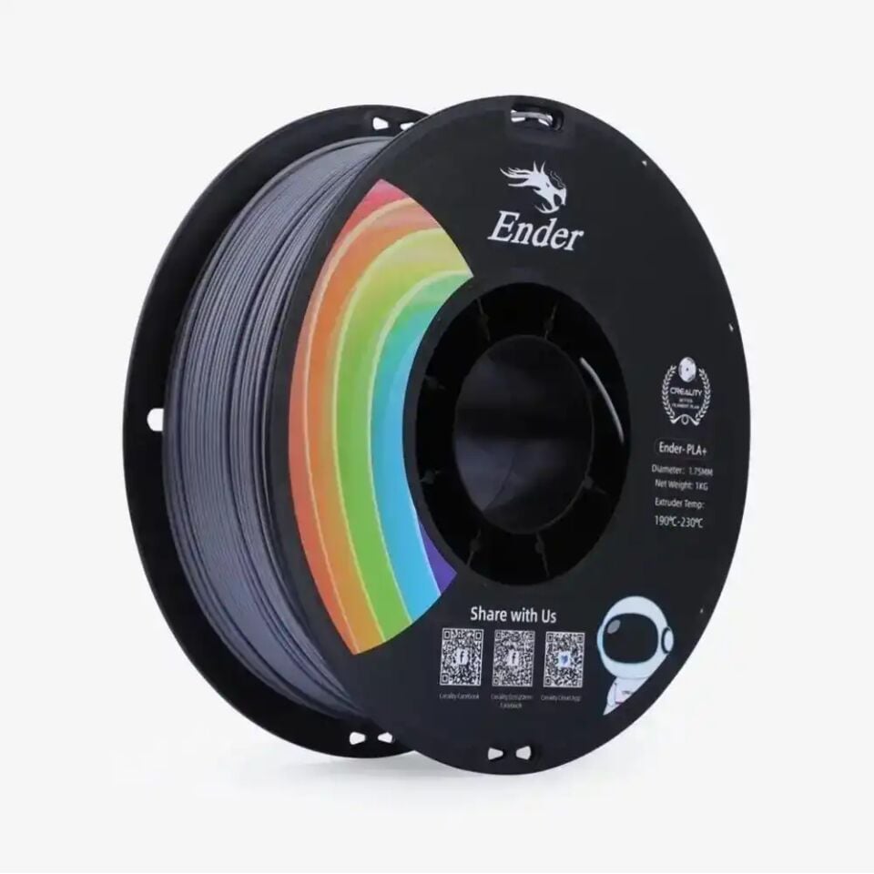 Creality Ender PLA+ Gri Filament 1,75mm 1kg - bisiparisver