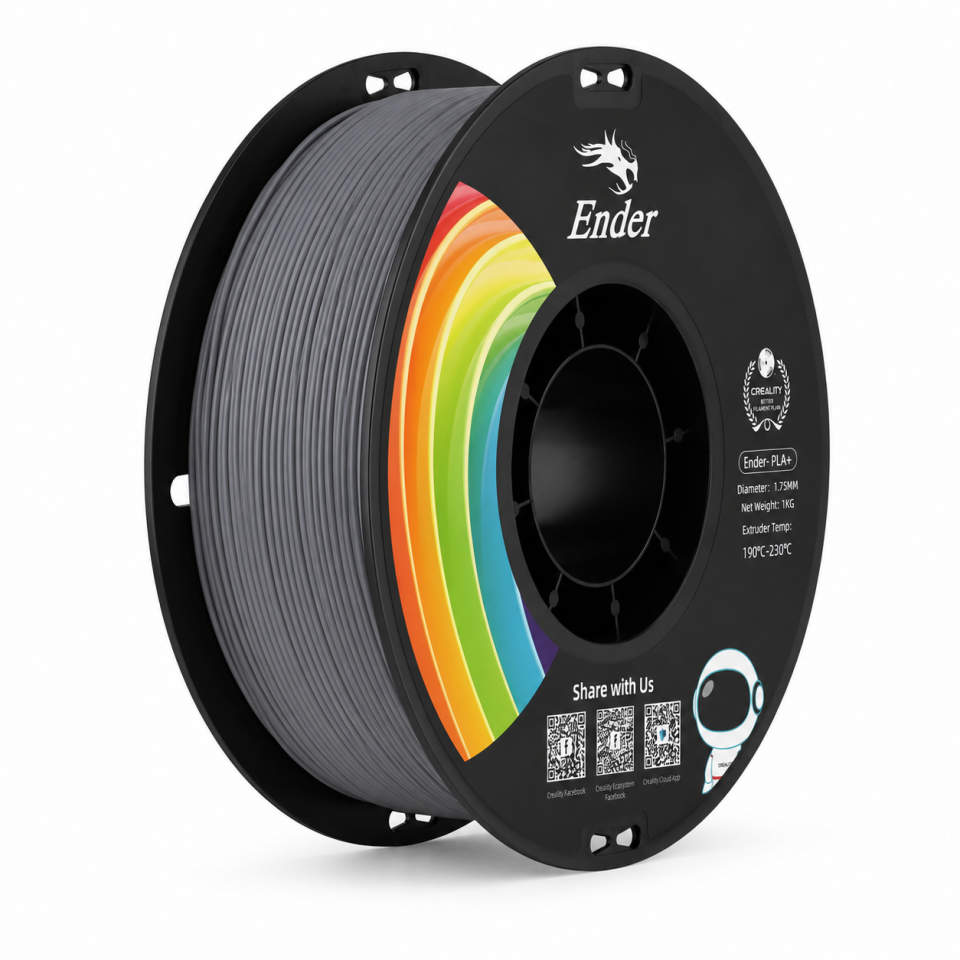 Creality Ender PLA+ Gri Filament 1,75mm 1kg - bisiparisver