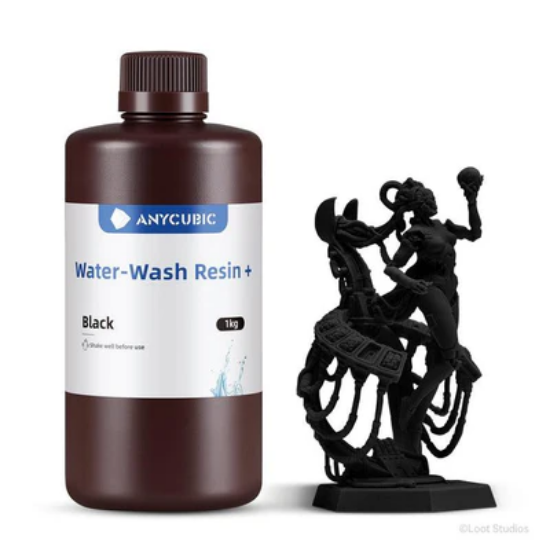 Siyah Anycubic Water-Wash (Suyla Yıkanabilen) Reçine