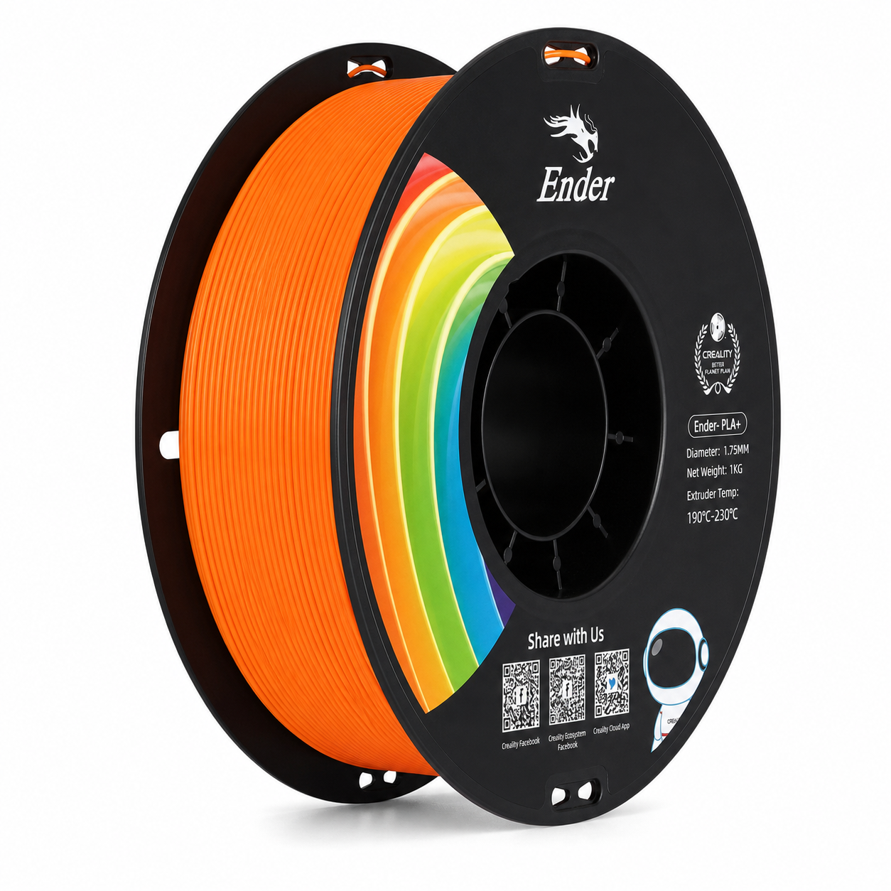 Creality Ender PLA+ Turuncu Filament 1,75mm 1kg - bisiparisver