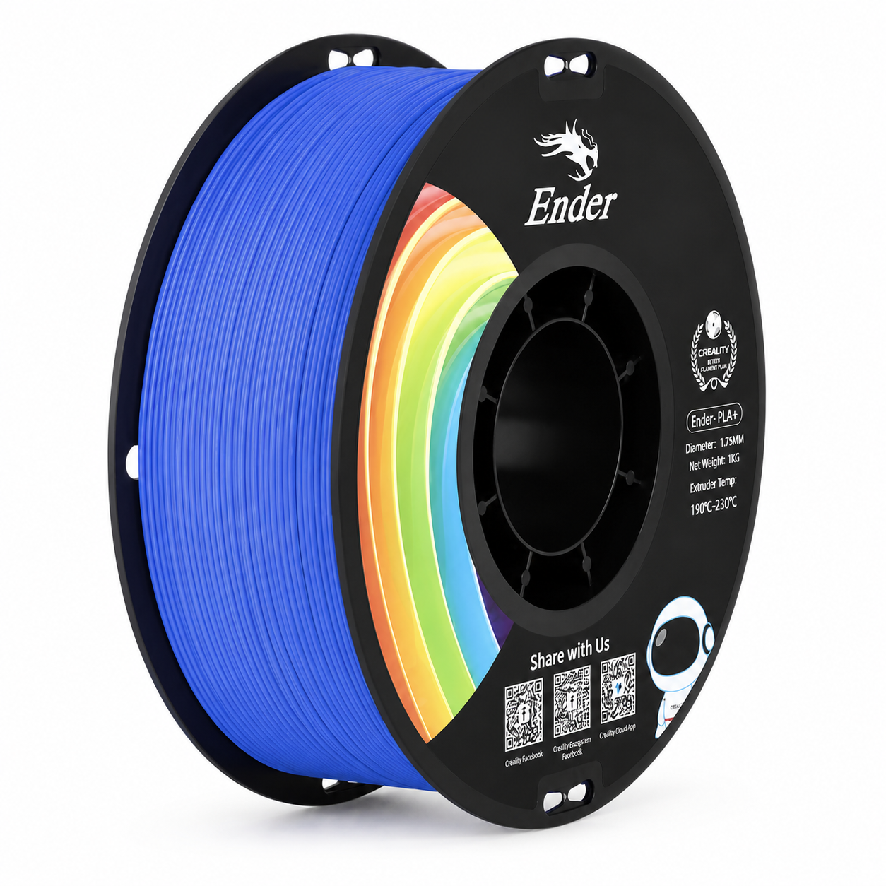 Creality Ender PLA+ Net Mavi Filament 1,75mm 1kg - bisiparisver