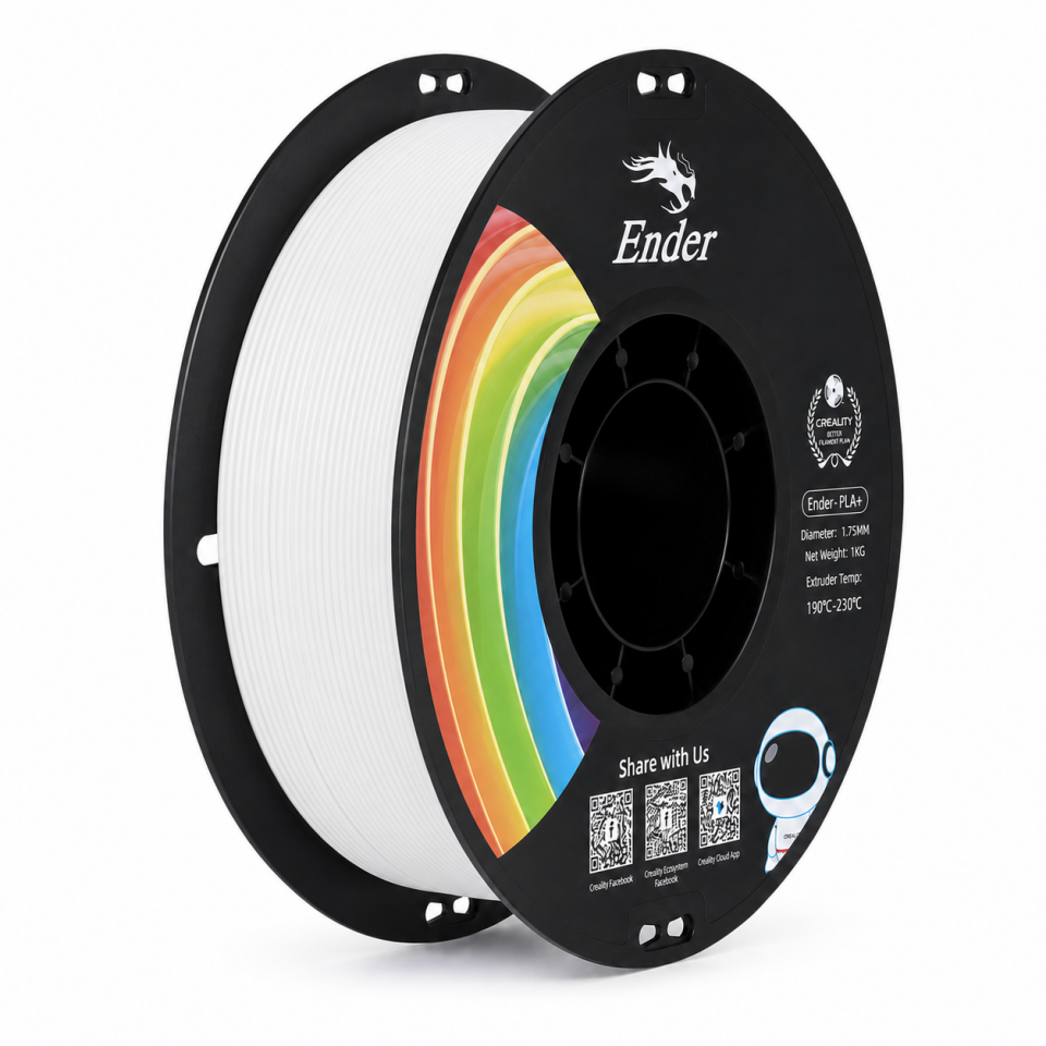 Creality Ender PLA+ Beyaz Filament 1,75mm 1kg - bisiparisver