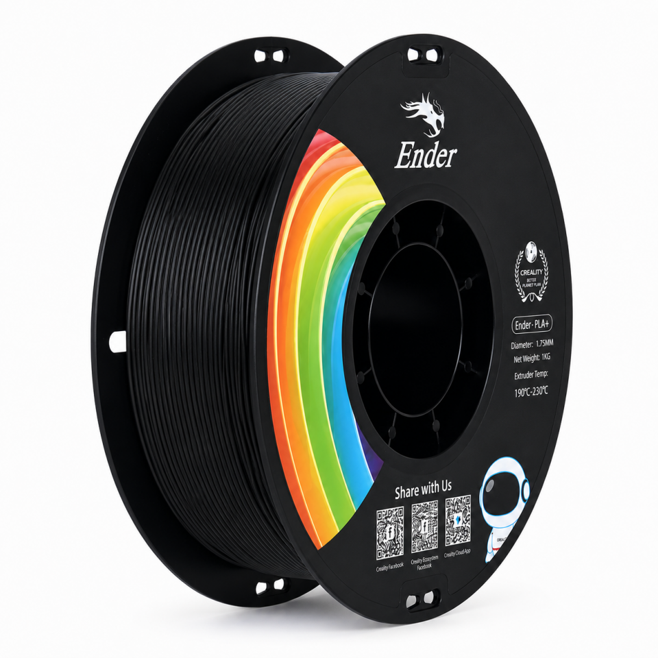 Creality Ender PLA+ Siyah Filament 1,75mm 1kg - bisiparisver