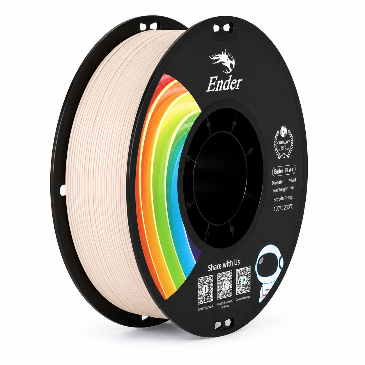 Creality Ender PLA+ Bej Filament 1,75mm 1kg - bisiparisver