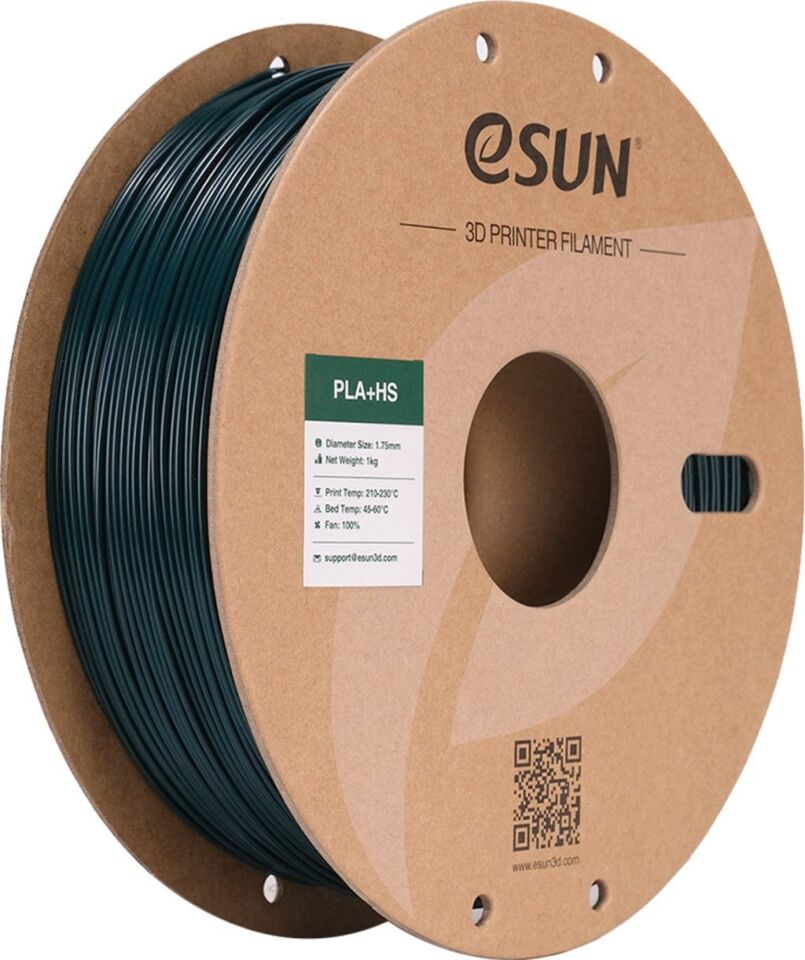 eSUN PLA+HS Yeşil Filament 1,75mm 1kg - bisiparisver