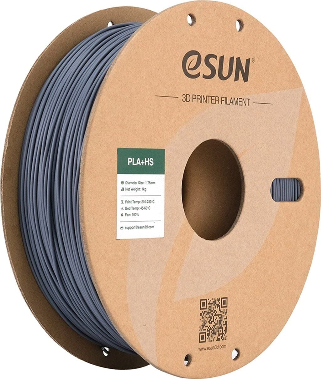 eSUN PLA+HS Gri Filament 1,75mm 1kg - bisiparisver