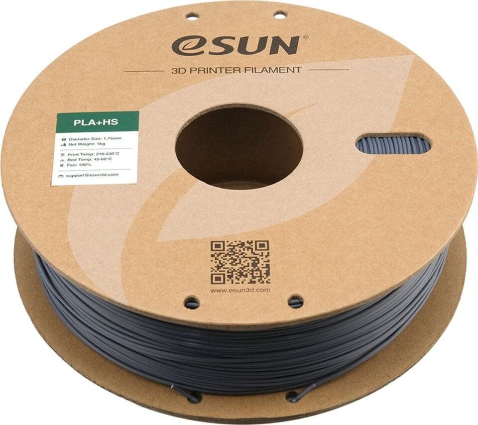 eSUN PLA+HS Gri Filament 1,75mm 1kg - bisiparisver