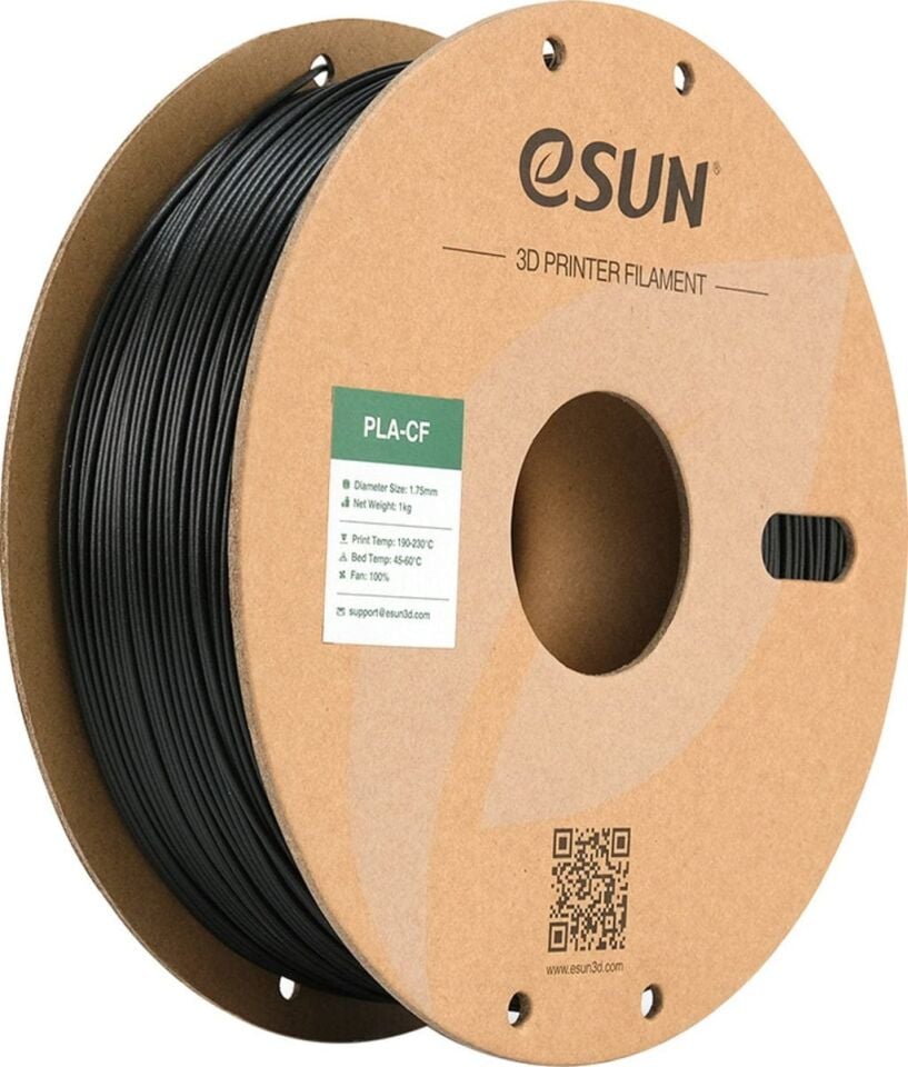 eSUN PLA-CF Siyah Filament 1,75mm 1kg - bisiparisver