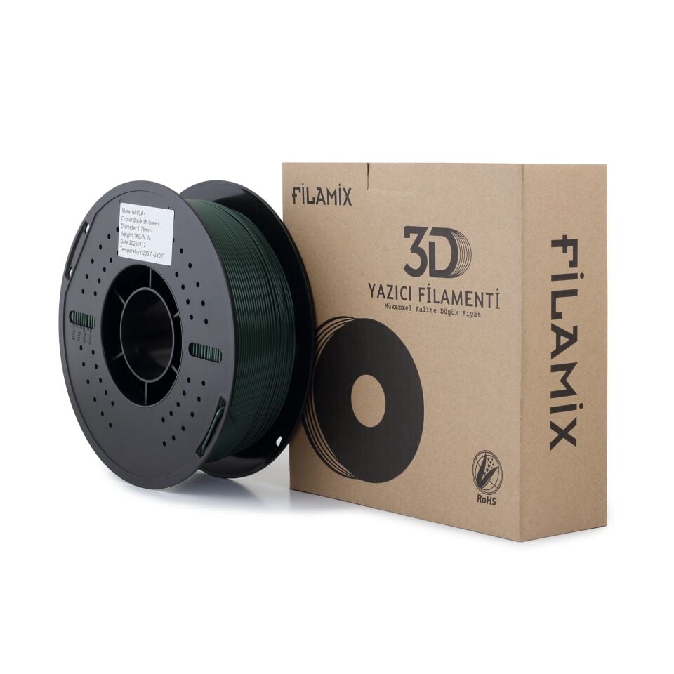 FİLAMİX PLA+ Gece Yeşili Filament 1,75mm 1kg - bisiparisver