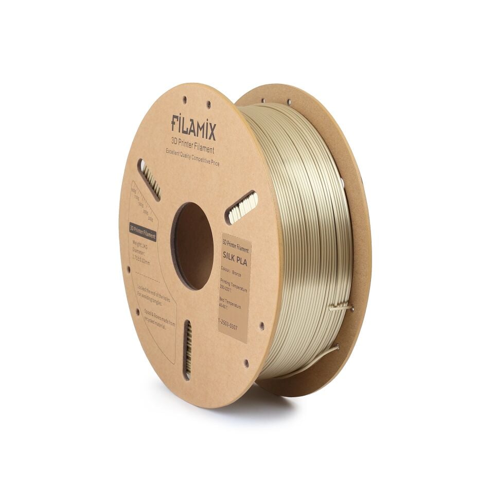 FİLAMİX PLA SILK Bronz Filament 1,75mm 1kg - bisiparisver