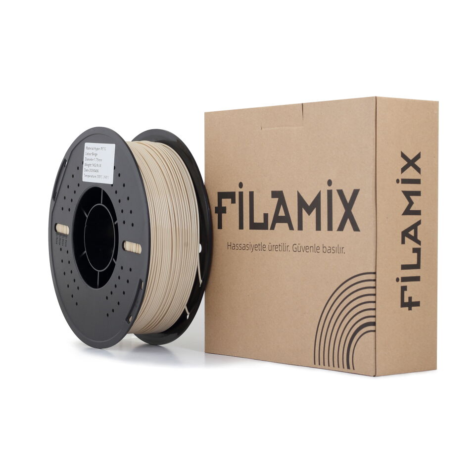 FİLAMİX Hyper PETG Bej Filament 1,75mm 1kg - bisiparisver