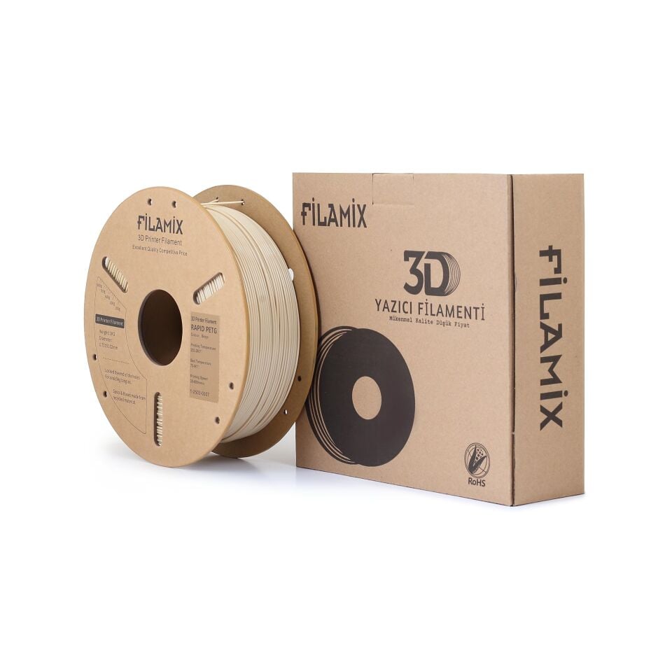 FİLAMİX Hyper PETG Bej Filament 1,75mm 1kg - bisiparisver
