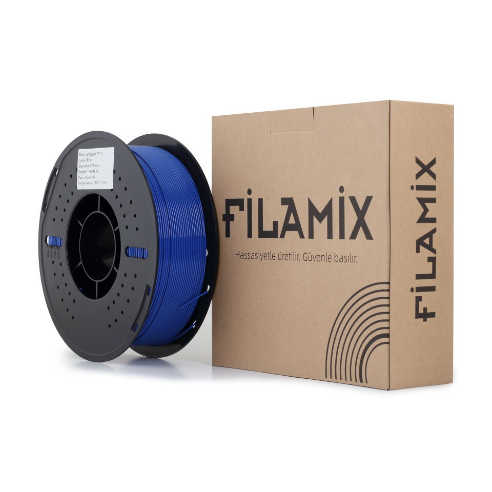 FİLAMİX Hyper PETG Mavi Filament 1,75mm 1kg - bisiparisver