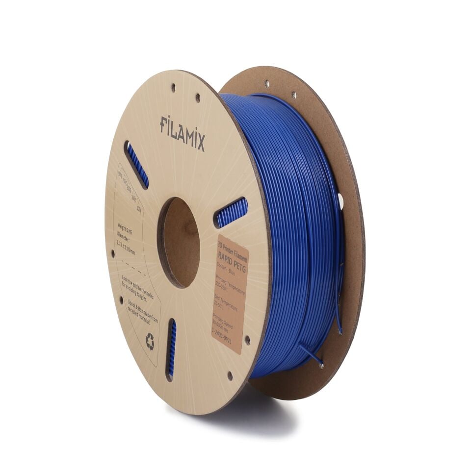 FİLAMİX Hyper PETG Mavi Filament 1,75mm 1kg - bisiparisver