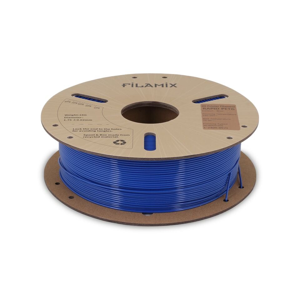 FİLAMİX Hyper PETG Mavi Filament 1,75mm 1kg - bisiparisver