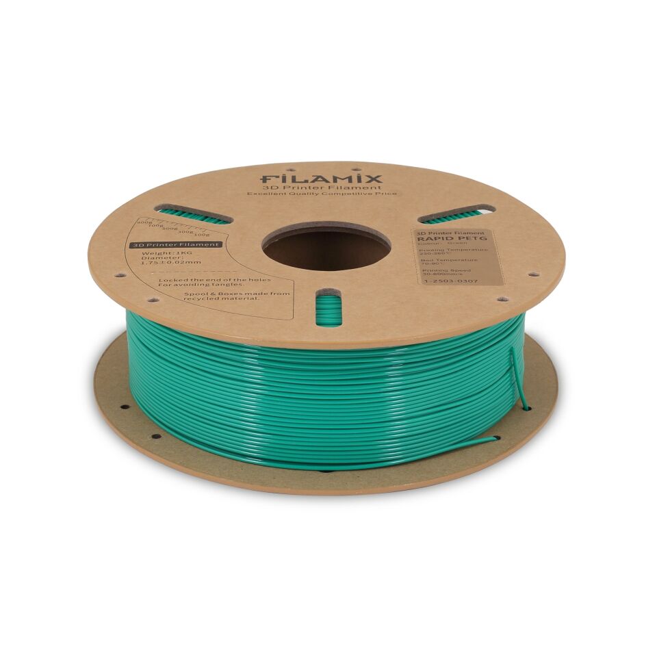 FİLAMİX Hyper PETG Yeşil Filament 1,75mm 1kg - bisiparisver