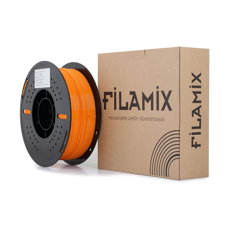 FİLAMİX Hyper PETG Turuncu Filament 1,75mm 1kg - bisiparisver