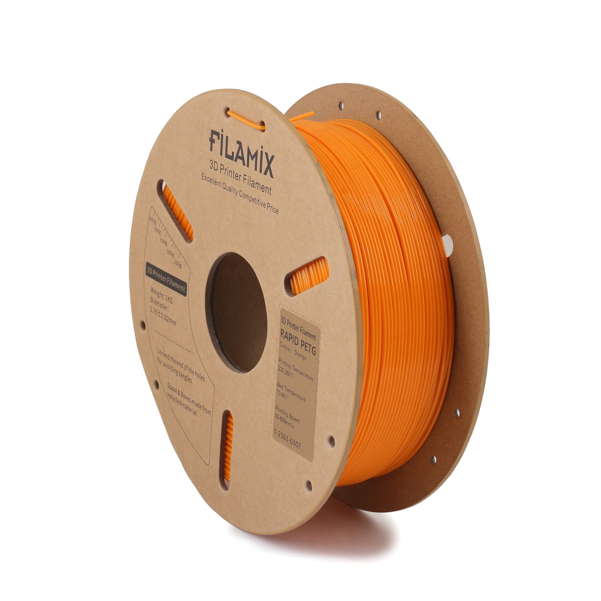 FİLAMİX Hyper PETG Turuncu Filament 1,75mm 1kg - bisiparisver