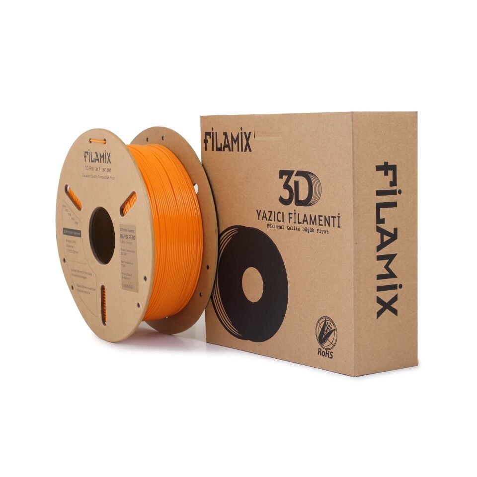 FİLAMİX Hyper PETG Turuncu Filament 1,75mm 1kg - bisiparisver