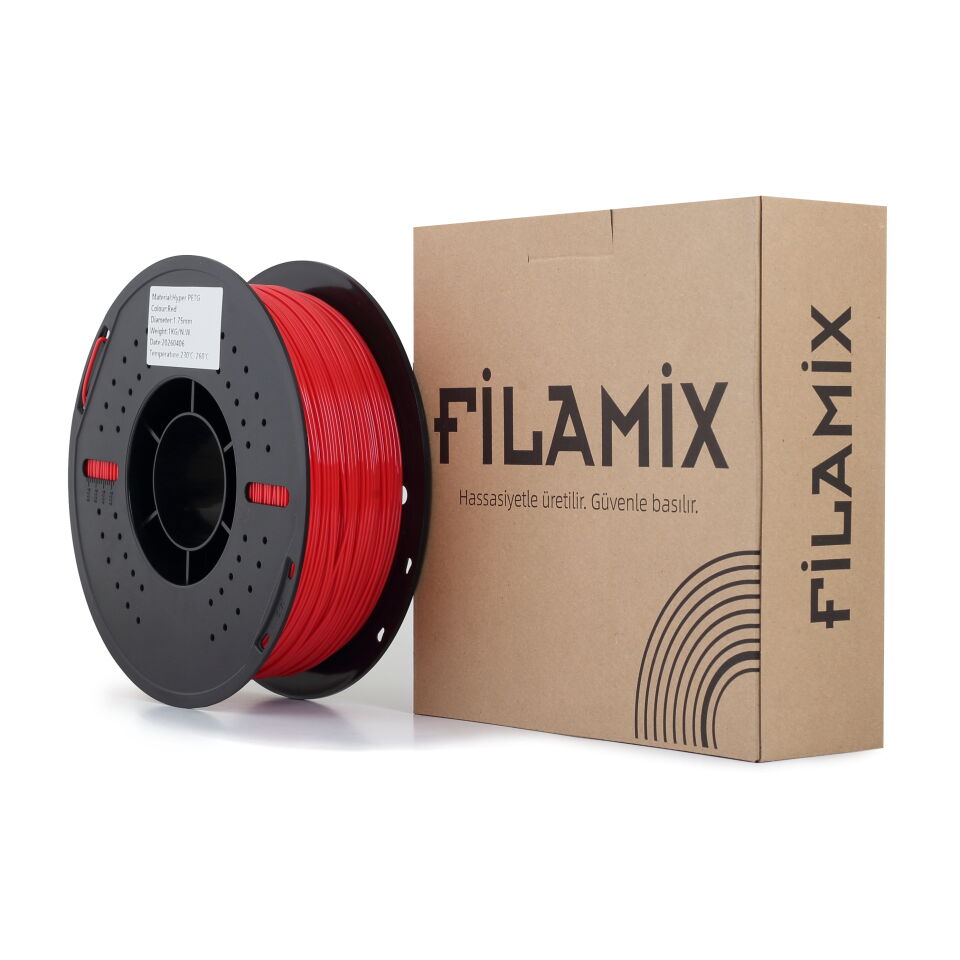 FİLAMİX Hyper PETG Kırmızı Filament 1,75mm 1kg - bisiparisver