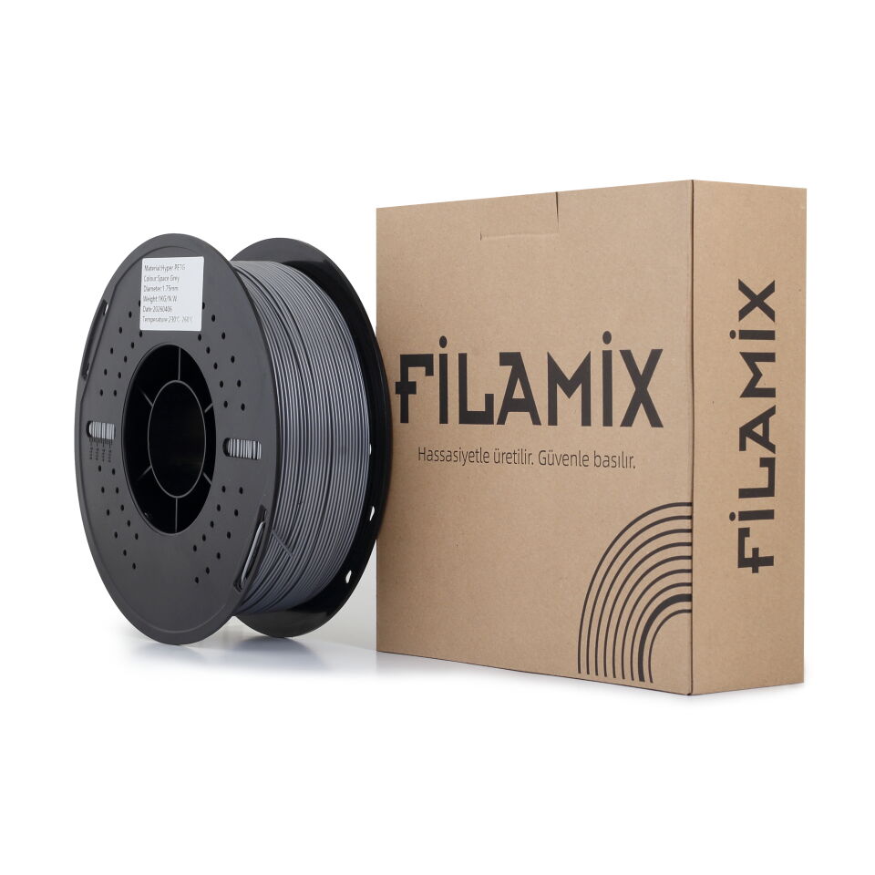 FİLAMİX Hyper PETG Uzay Gri Filament 1,75mm 1kg - bisiparisver