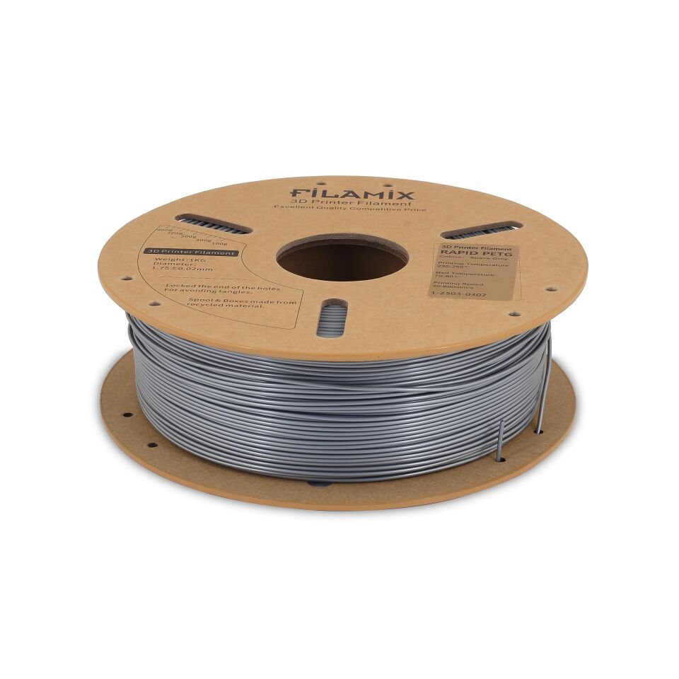 FİLAMİX Hyper PETG Uzay Gri Filament 1,75mm 1kg - bisiparisver