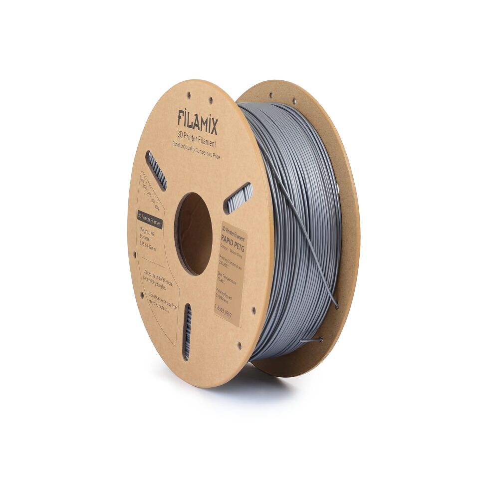 FİLAMİX Hyper PETG Uzay Gri Filament 1,75mm 1kg - bisiparisver